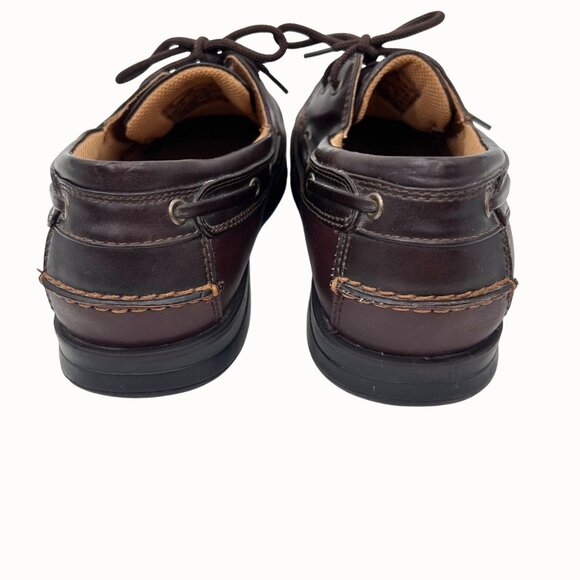 Dexter Mens Brown Leather Boat Shoes Size 7.5 - Picture 7 of 9